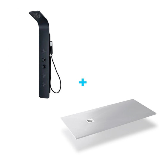Pack Columna de Hidromasaje + Plato de resina - Thebath