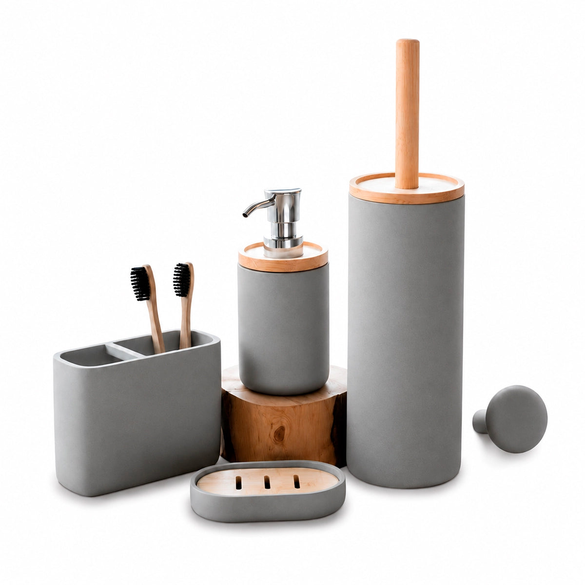 Conjunto accesorios baño