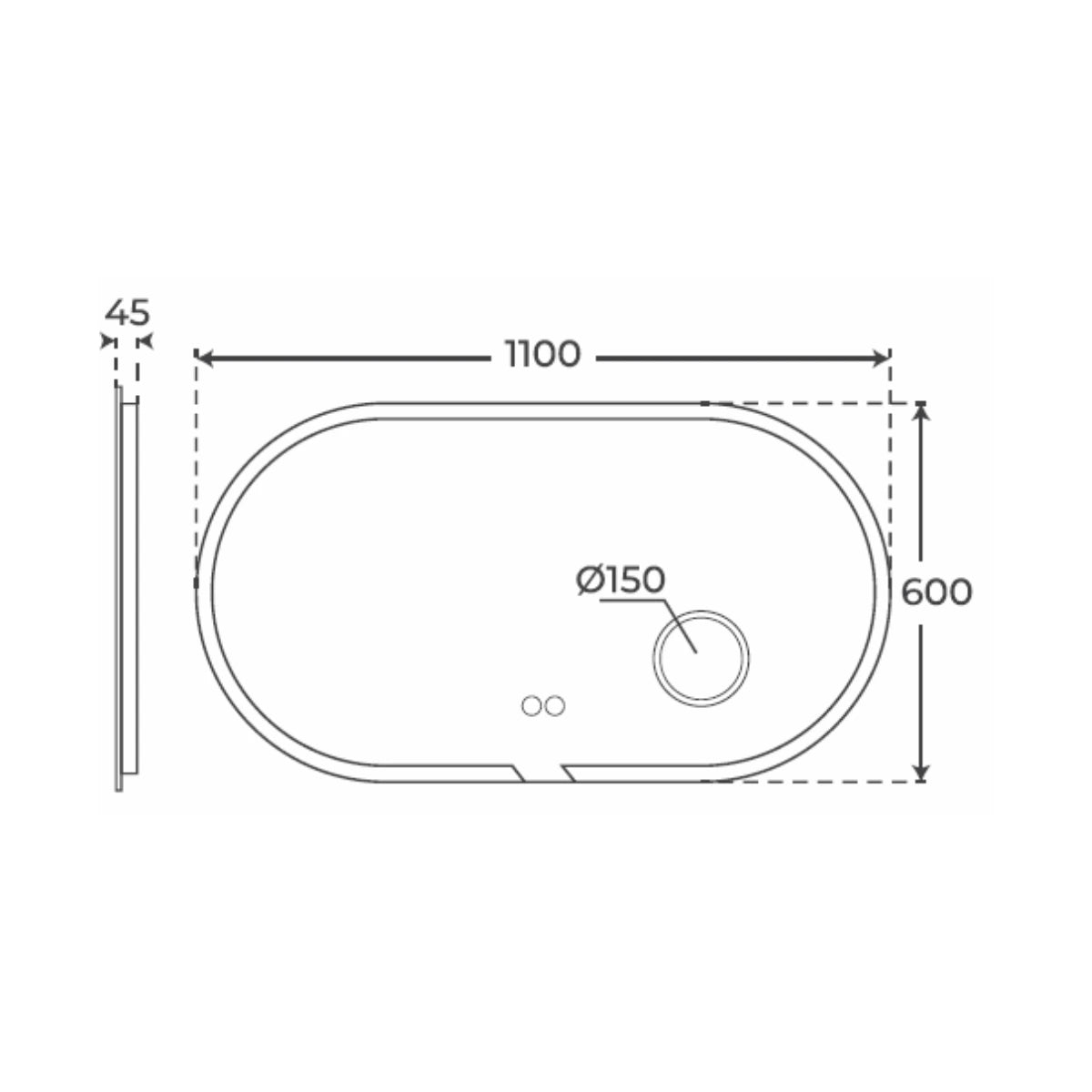 Espejo led baño Carlo - Thebath