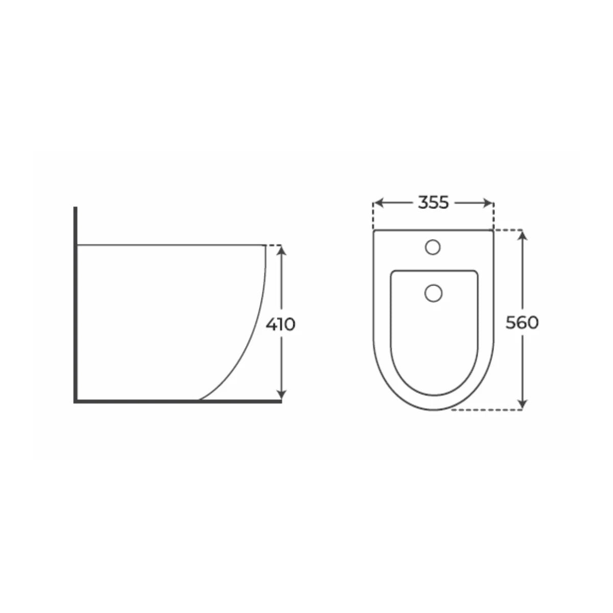 Bidé compacto Elba - Thebath