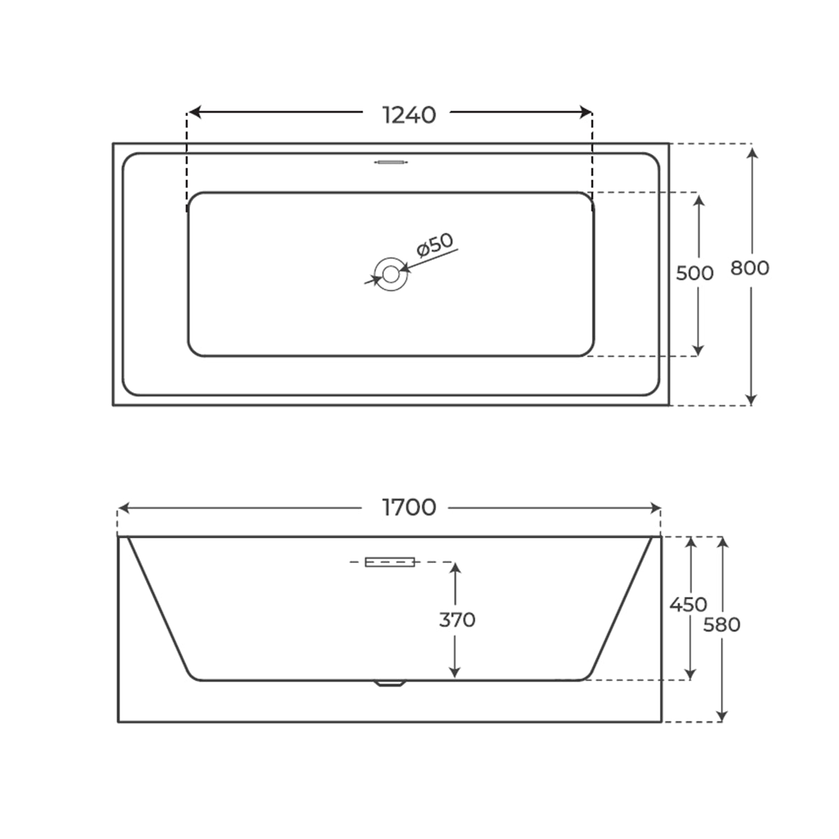 Bañera de diseño exenta Ituri - Thebath