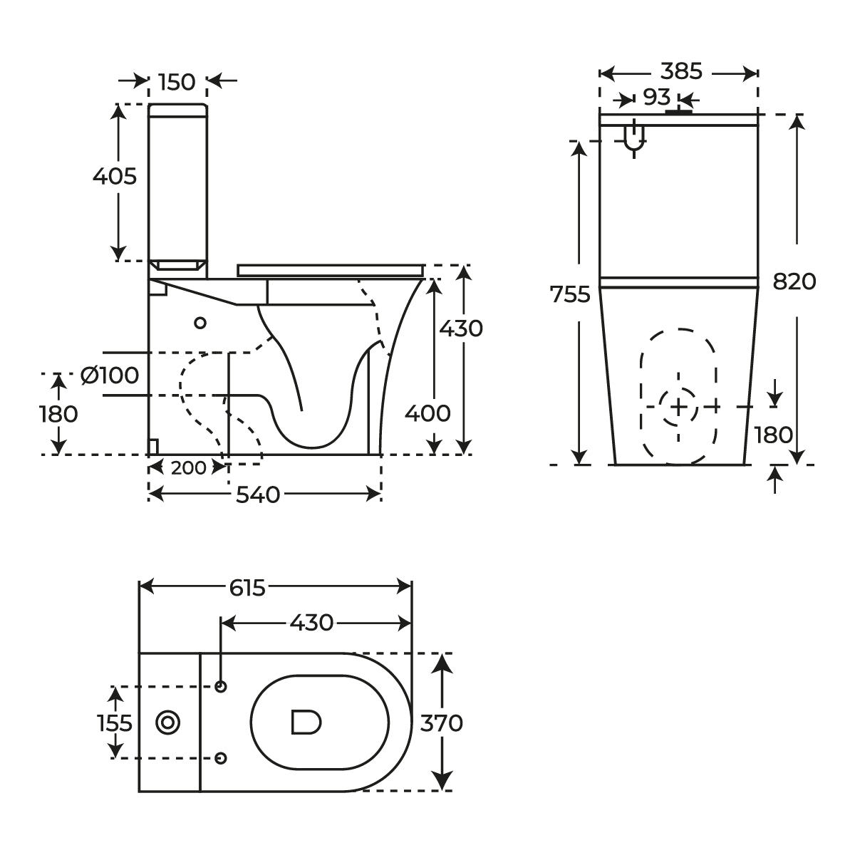 Inodoro con doble descarga Quito