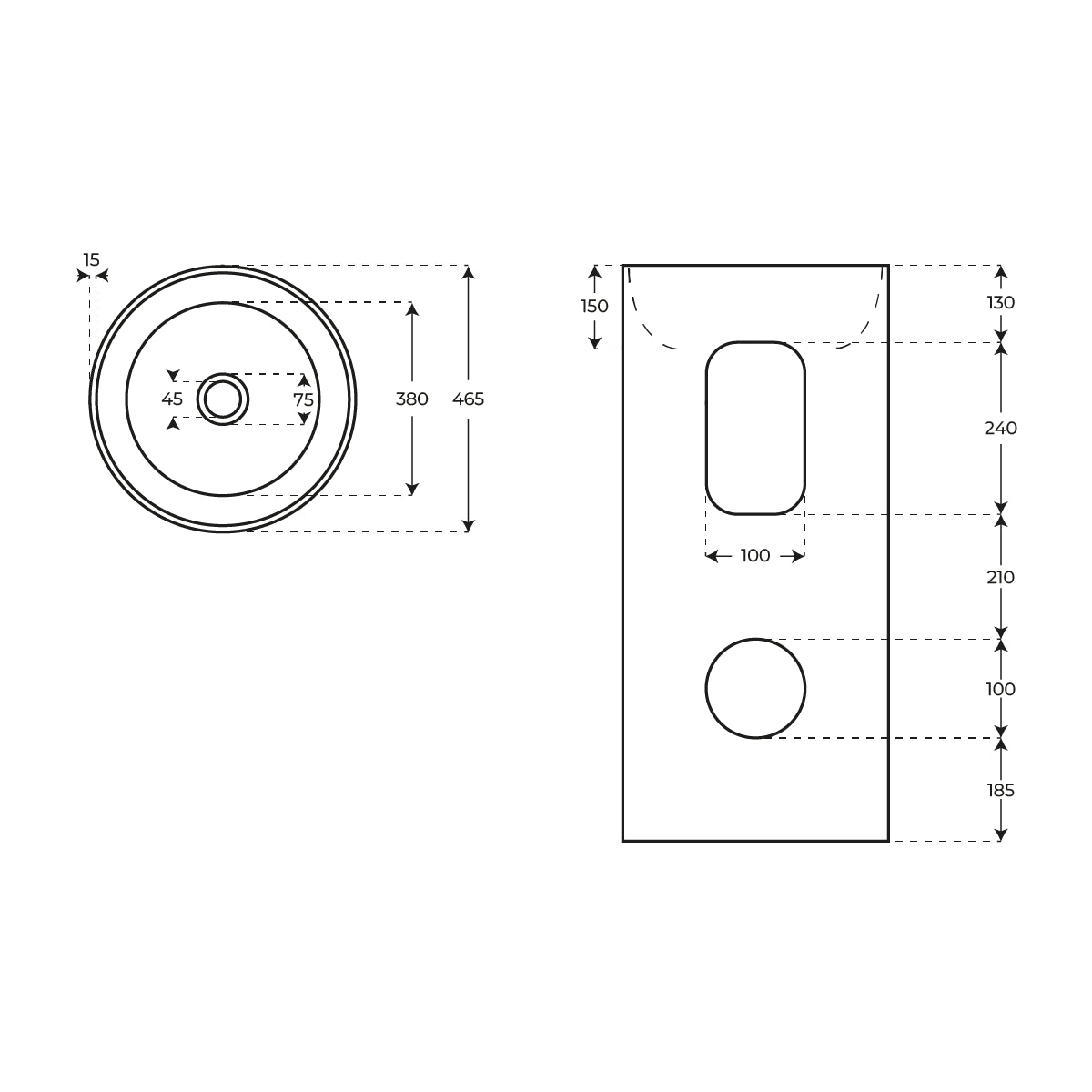 Lavamanos de mármol blanco Líjar - Thebath