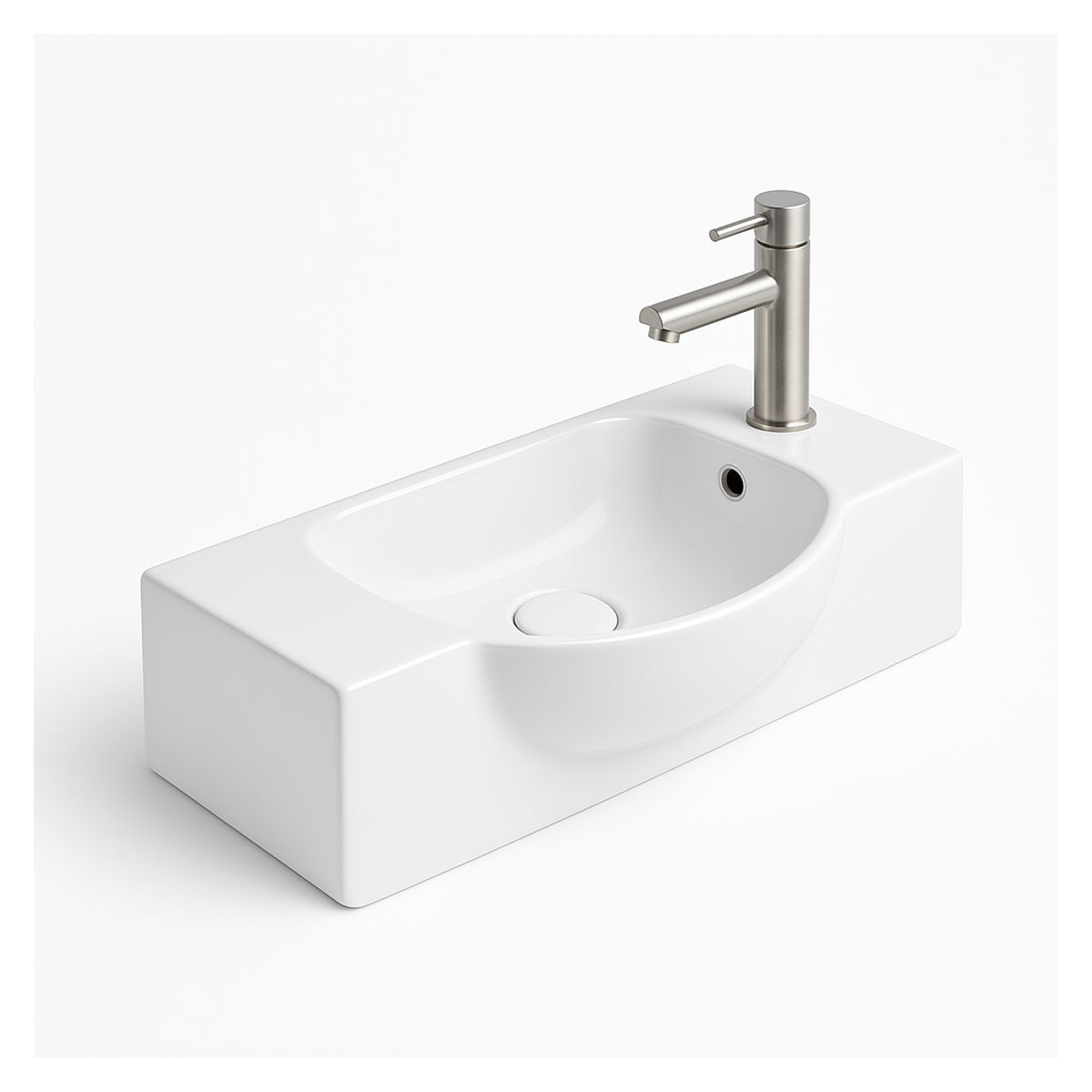 Lavabo suspendido blanco Hazel - Thebath