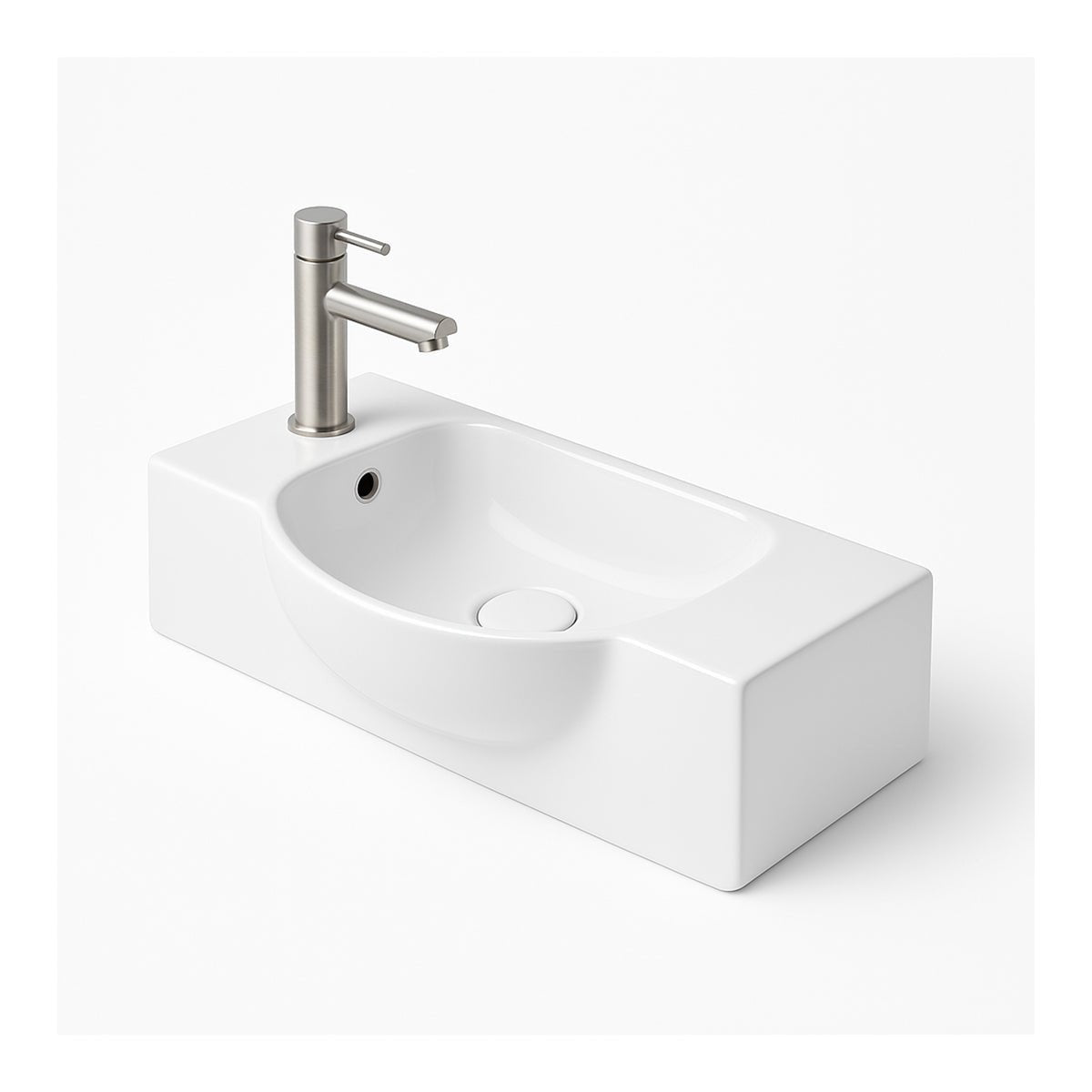 Lavabo suspendido blanco Hazel - Thebath