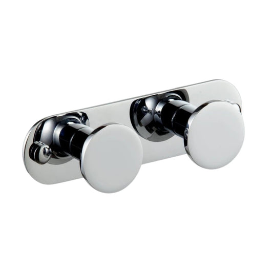 Perchero doble de acero inoxidable - Thebath
