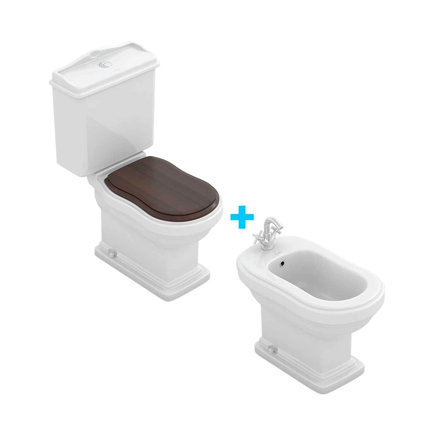 Pack Inodoro + bidé Vintage Atenas - Thebath