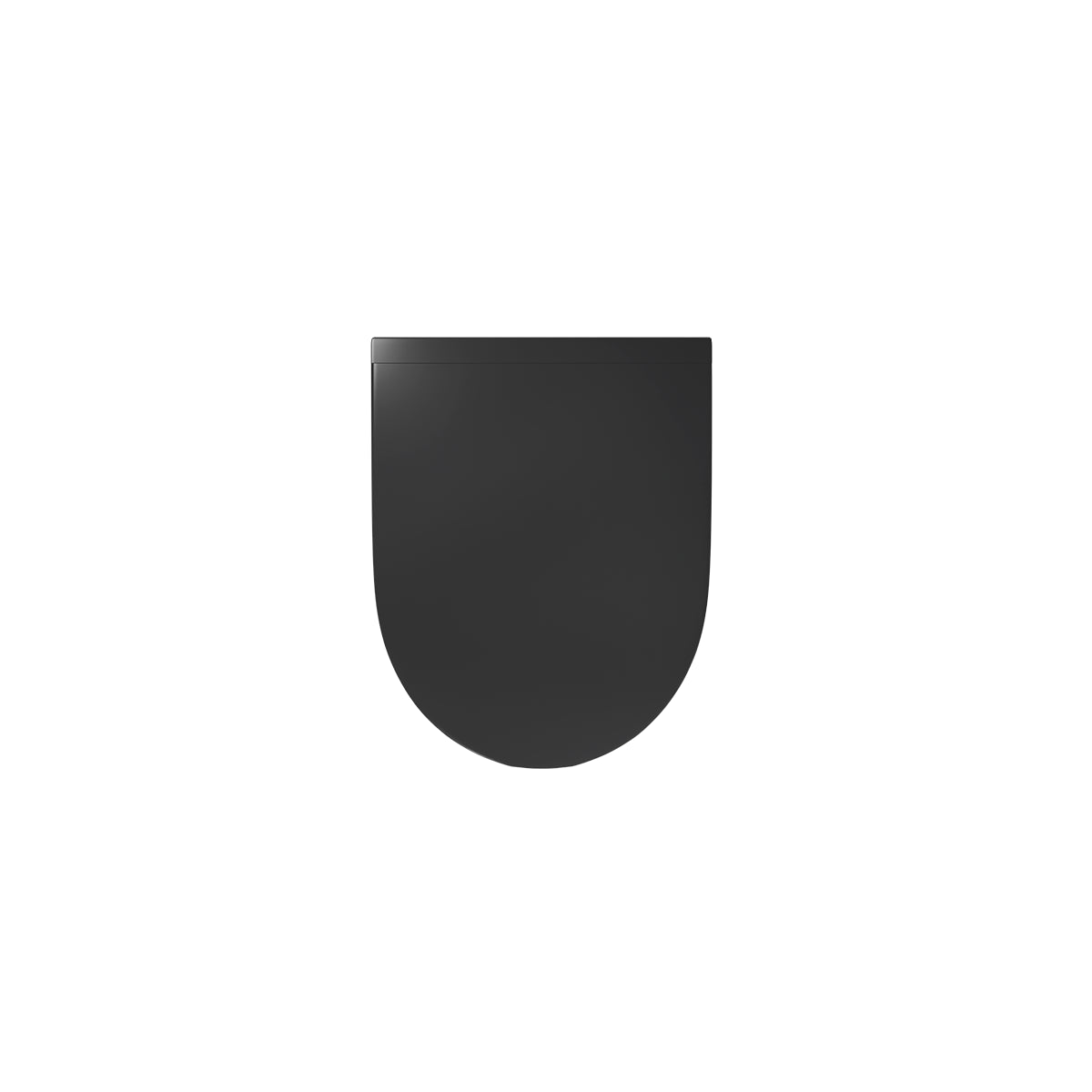 Tapa inodoro negra para WC compacto/suspendido Elba - Thebath