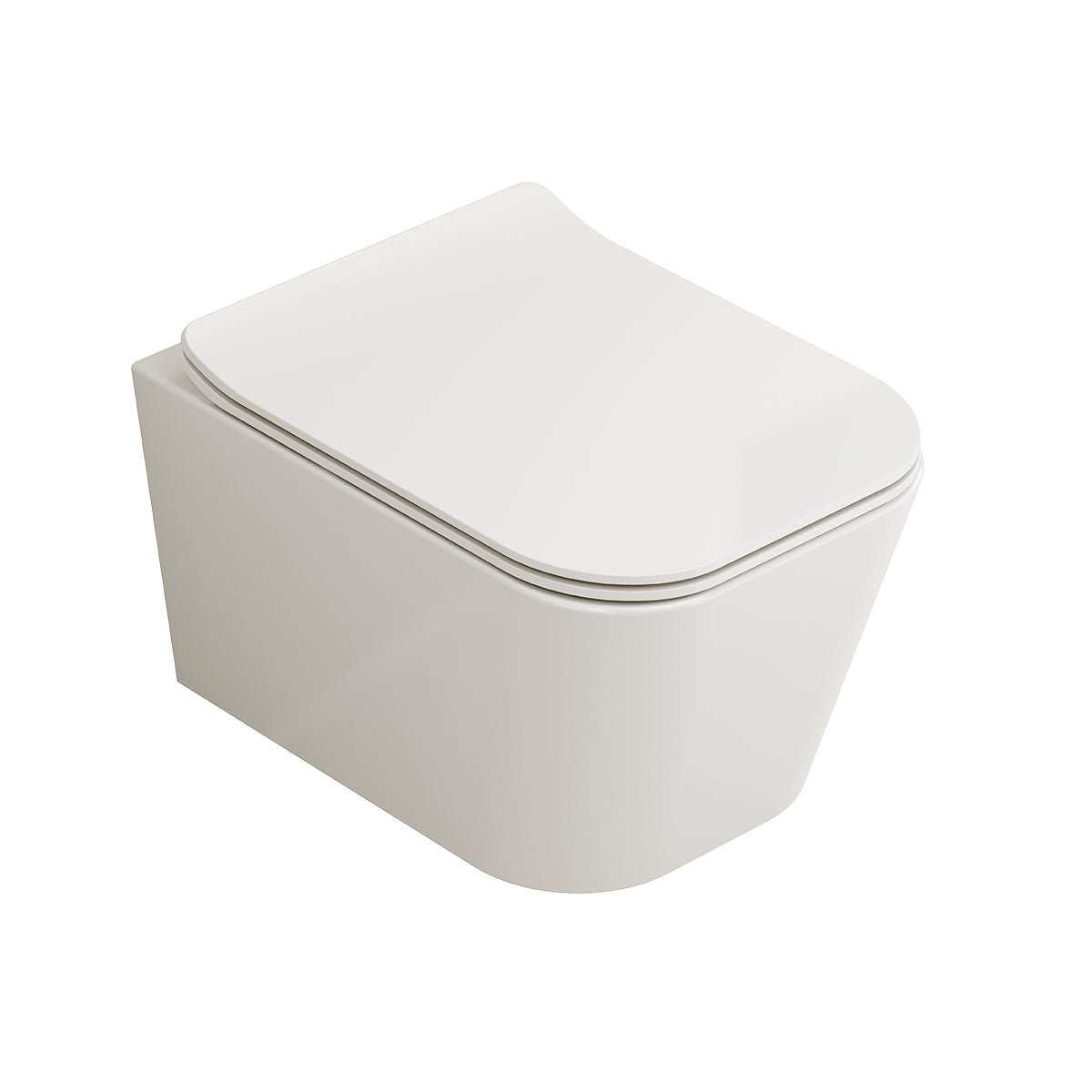 Inodoro suspendido blanco mate Florencia - Thebath