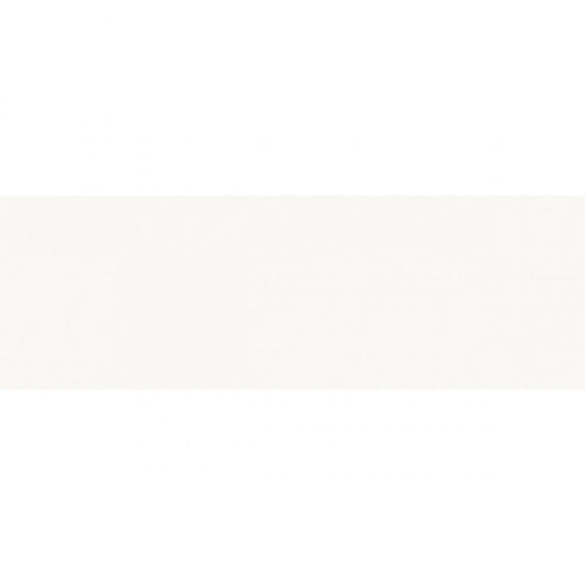 Azulejo de pasta blanca rectificado Just White 30x90