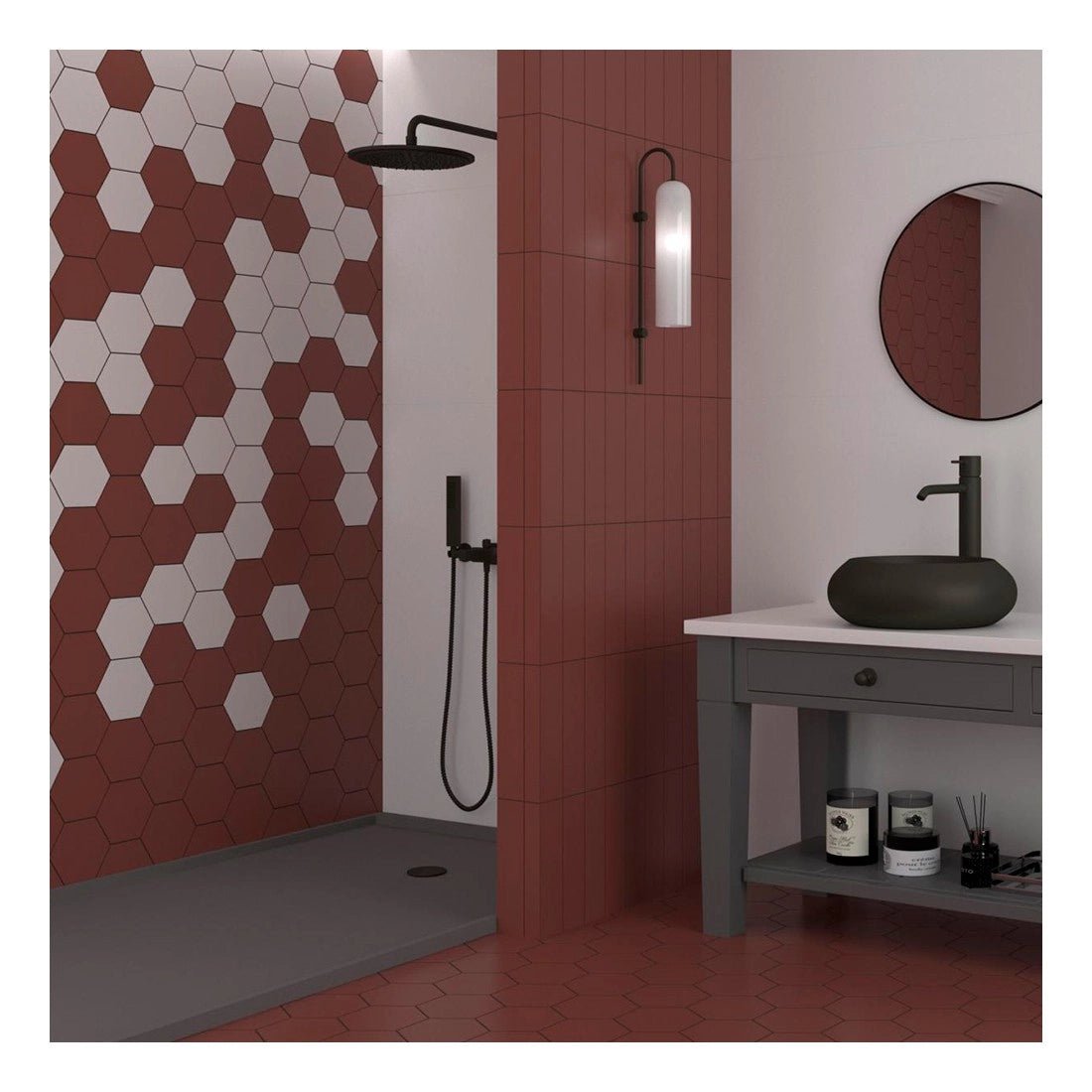 Azulejo porcelanico Exa White 15x17