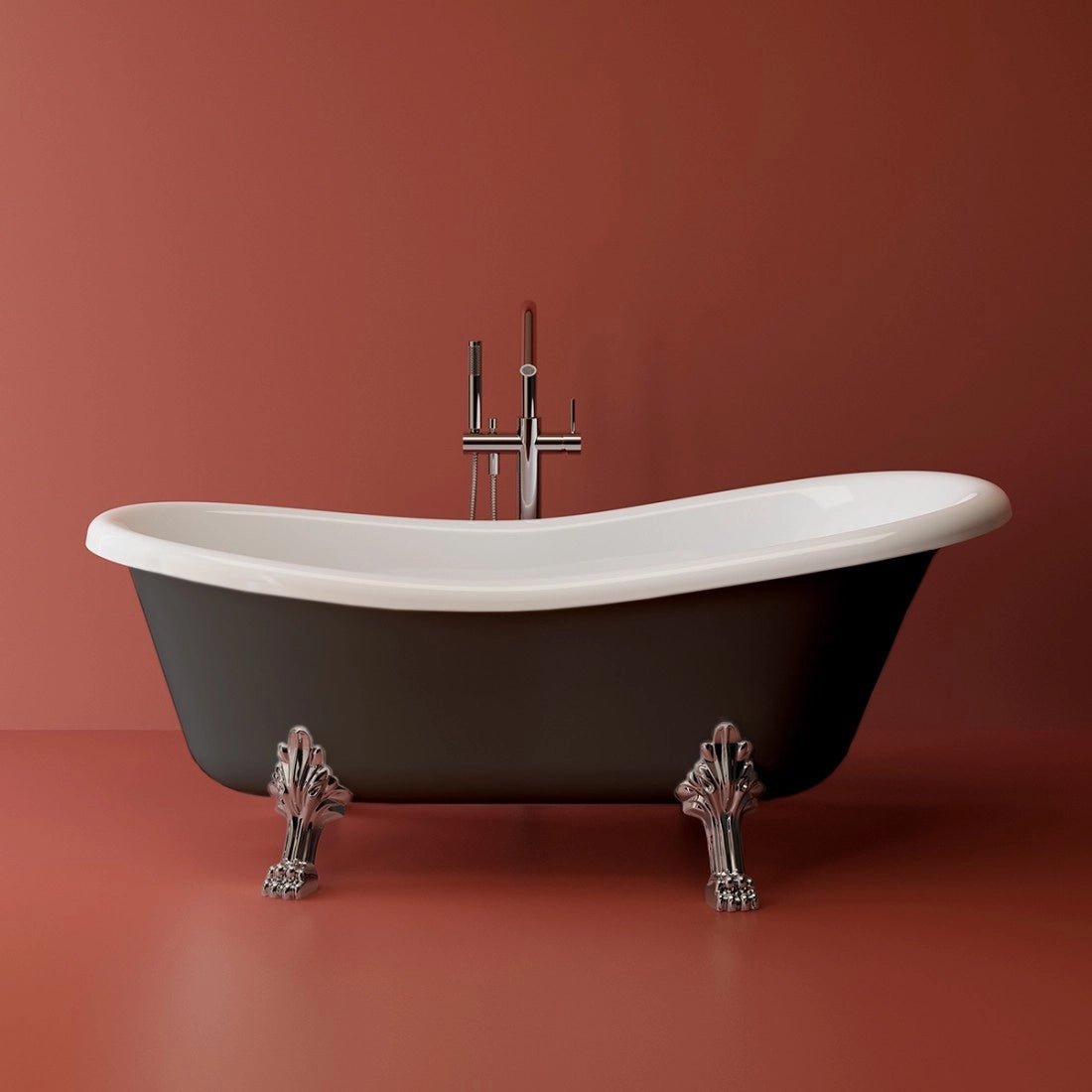 Bañera antigua con patas Bolton