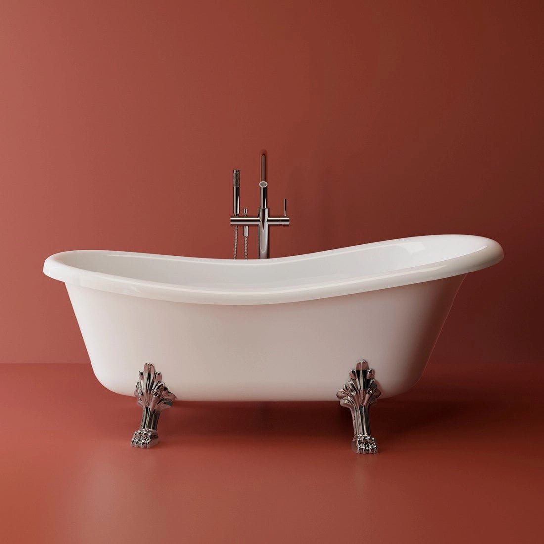 Bañera antigua con patas Bolton