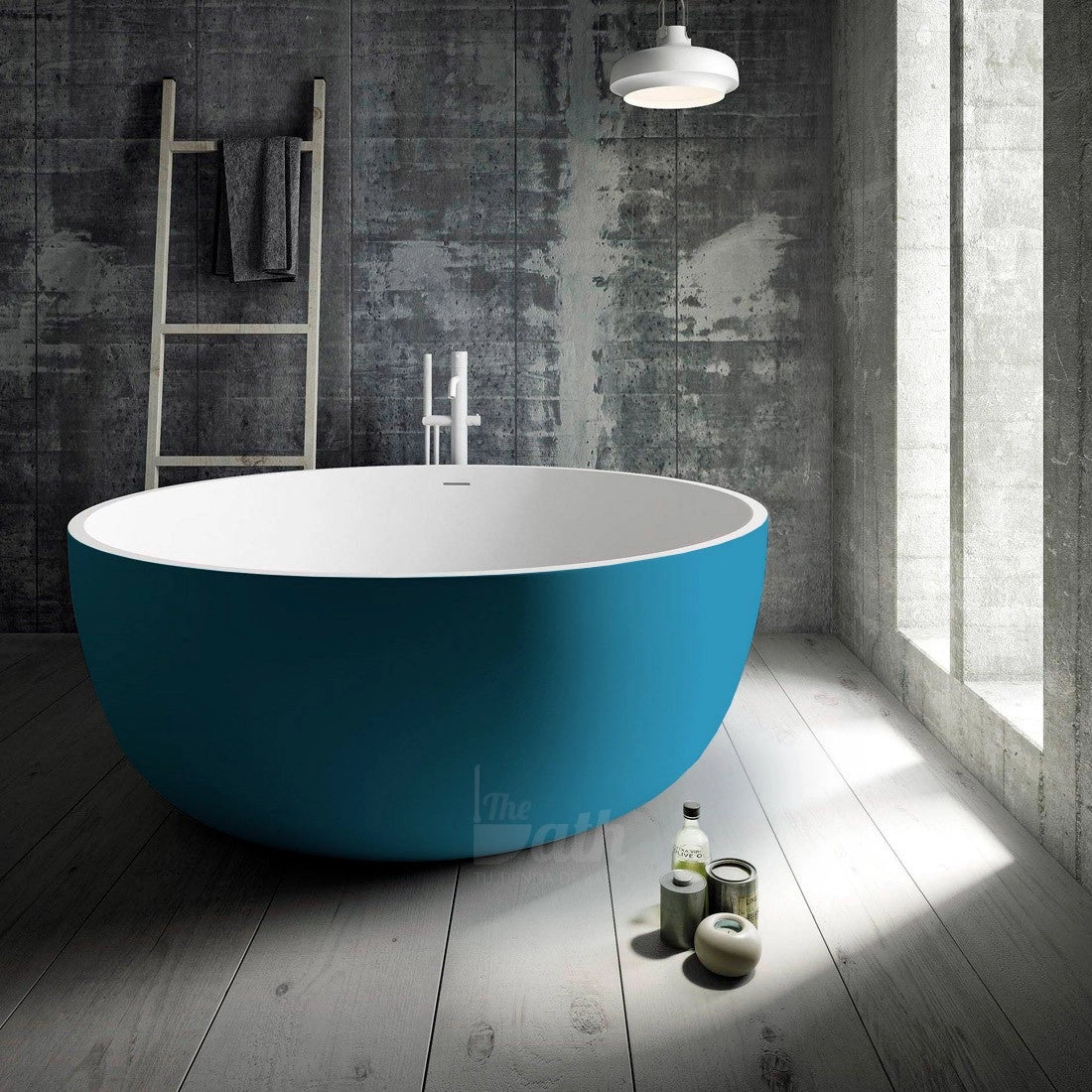 Bañera redonda solid surface Aral