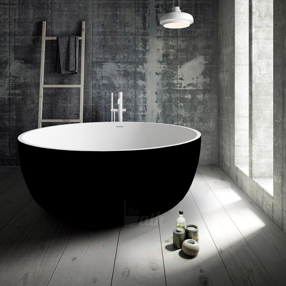 Bañera redonda solid surface Aral