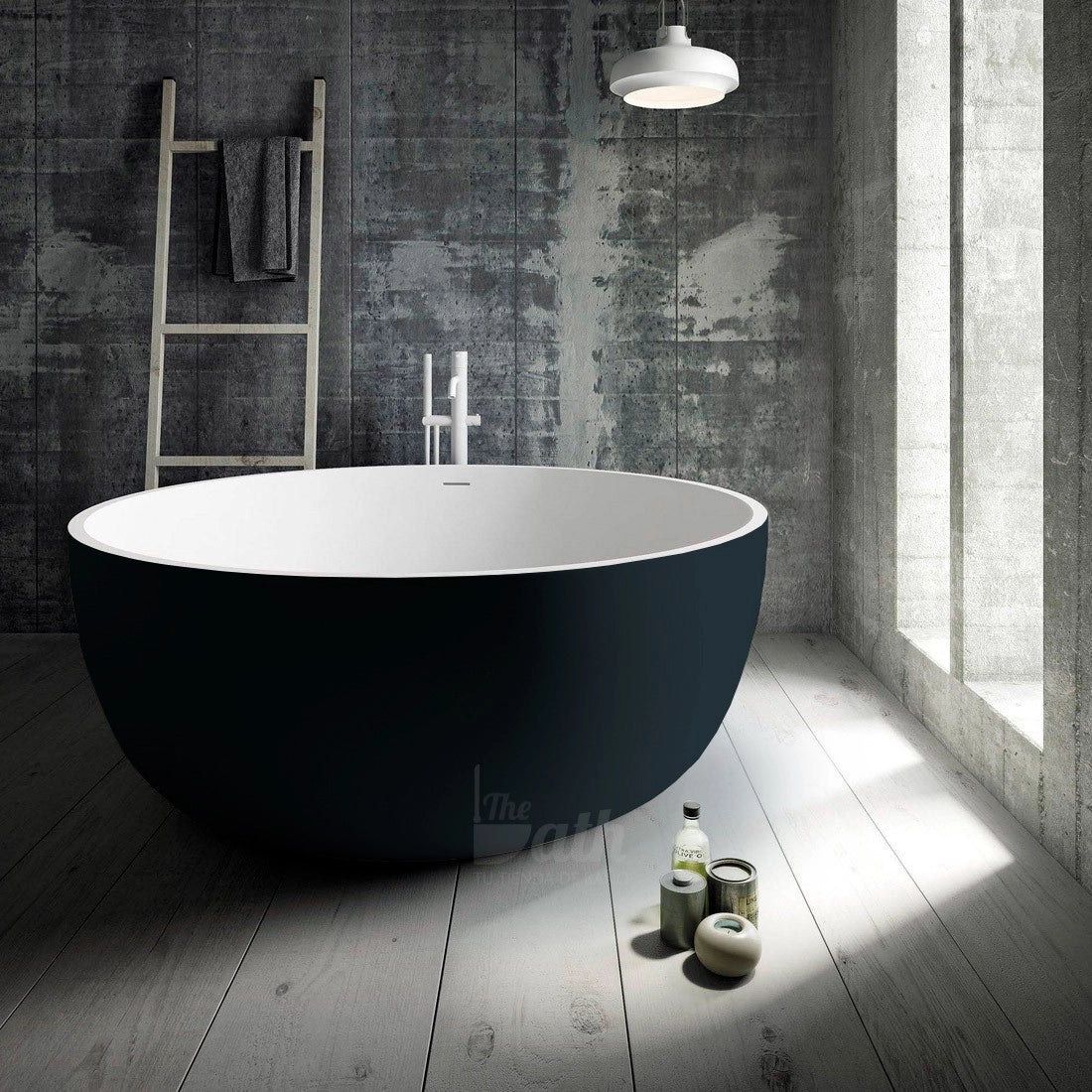 Bañera redonda solid surface Aral