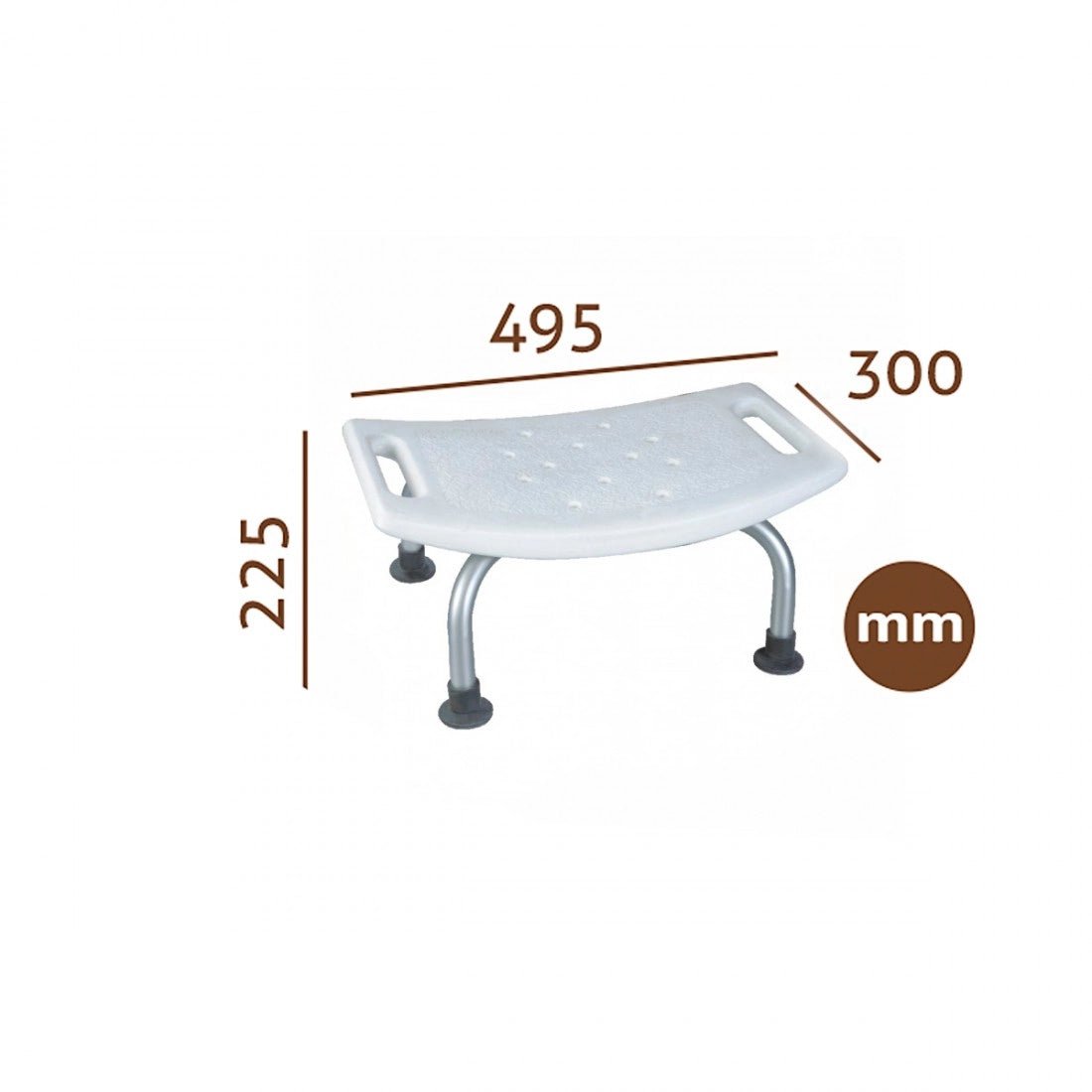 Banqueta baño pequeña