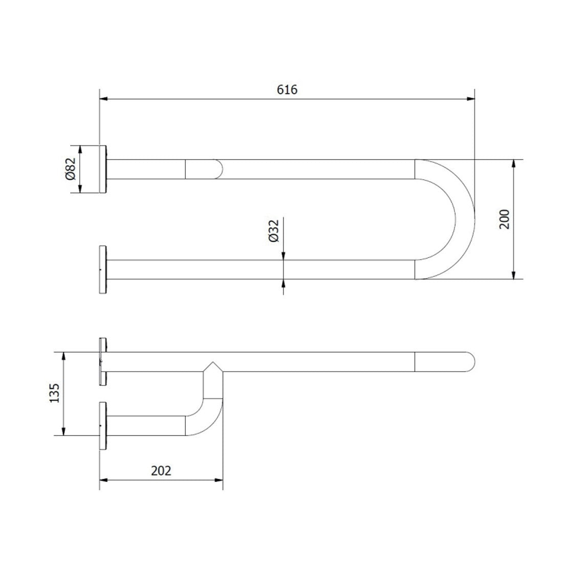 Barra minusválidos fija Epoxi