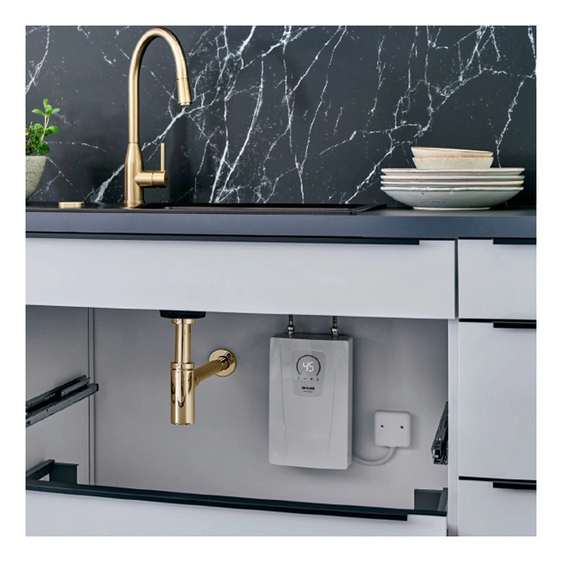 Calentador de agua instantaneo compacto CEX-U