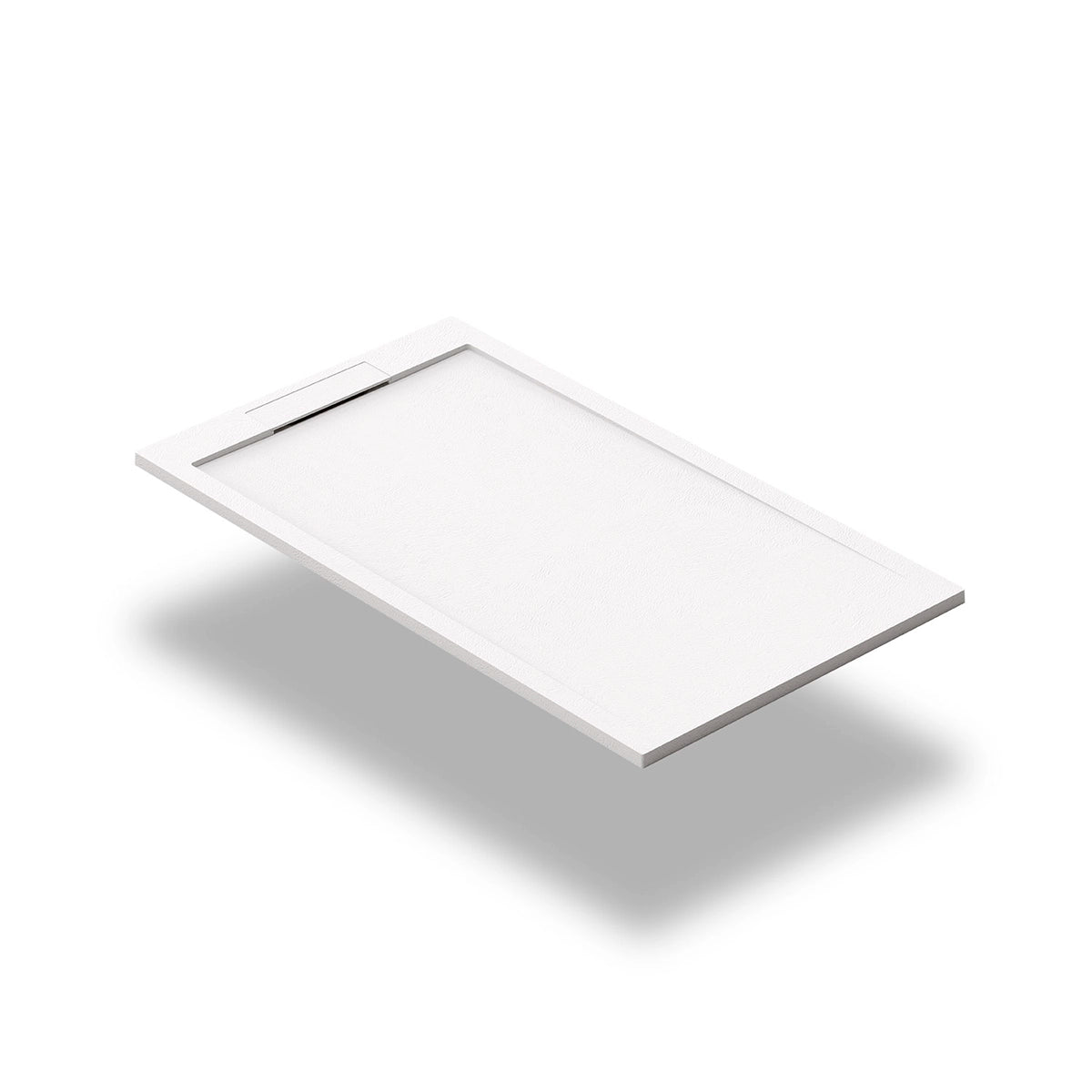 Plato de ducha resina textura pizarra Carnac - Thebath