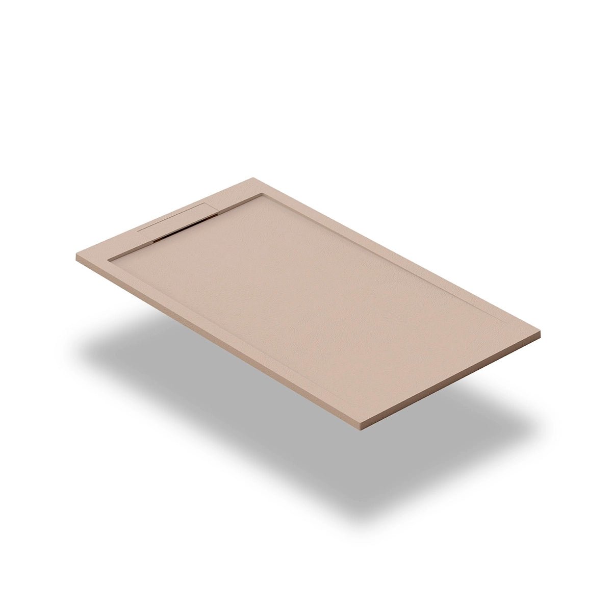 Plato de ducha resina textura pizarra Carnac - Thebath