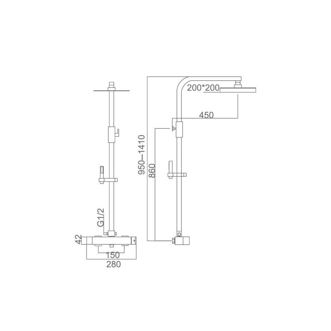 Columna de ducha Fiyi