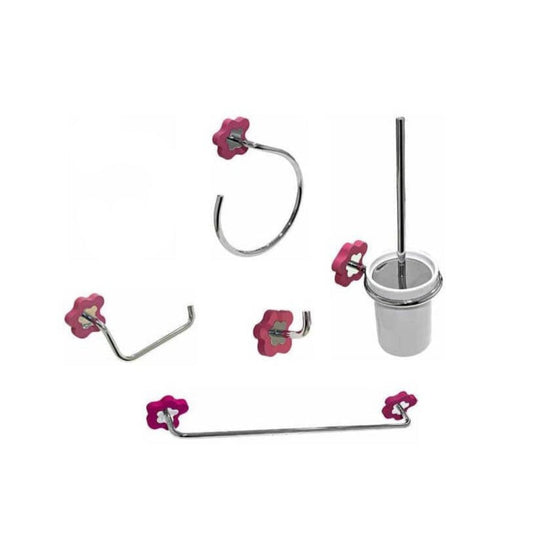 Conjunto accesorios de baño Flower