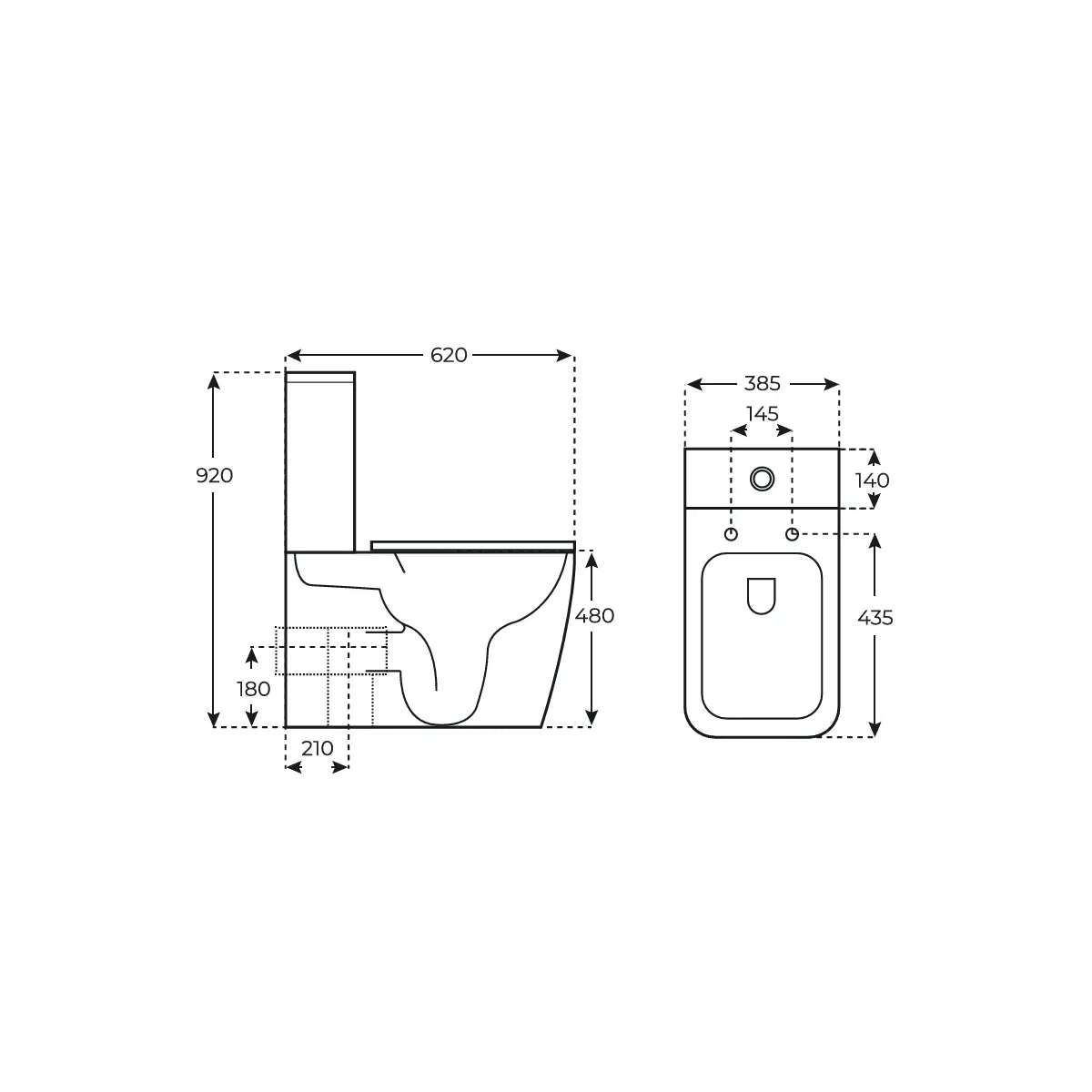 Inodoro PMR Ébora - Thebath