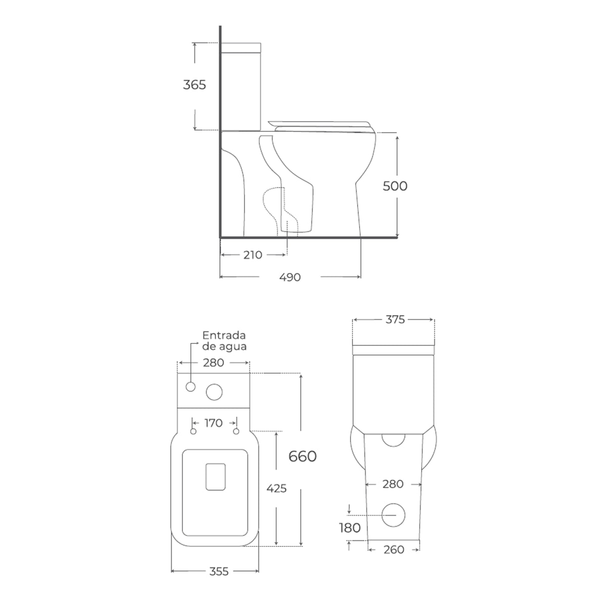 Inodoro minusválidos Oslo PMR Fossil Natura - Thebath