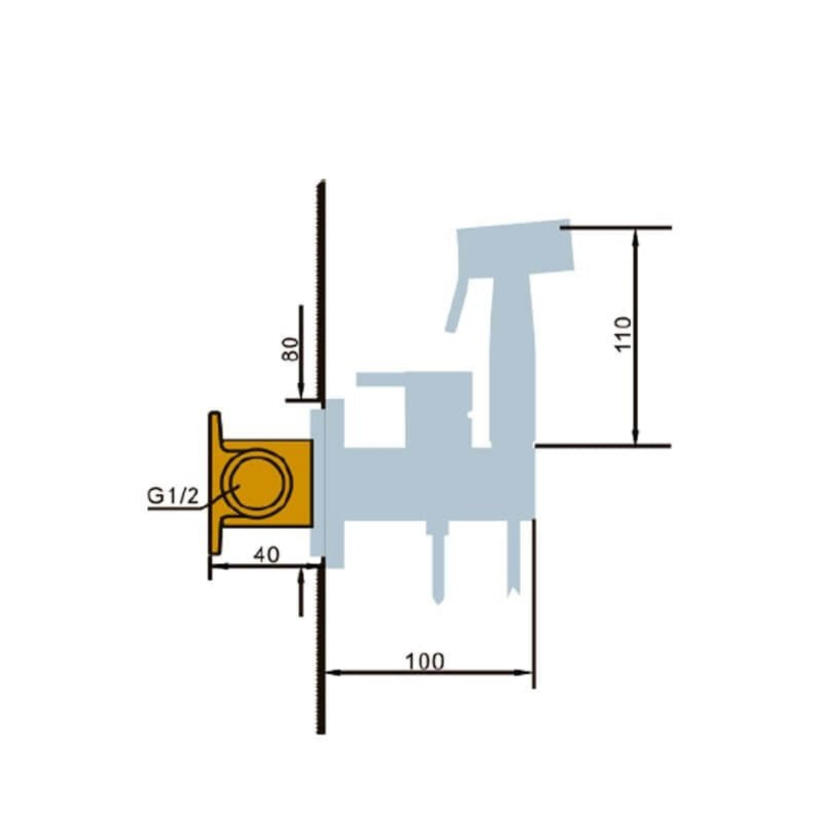 Ducha para wc Munich