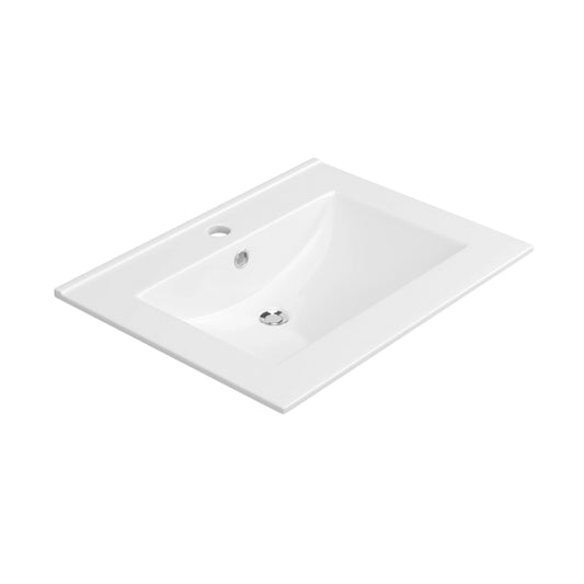 Lavabo cerámica seno centrado extrafino