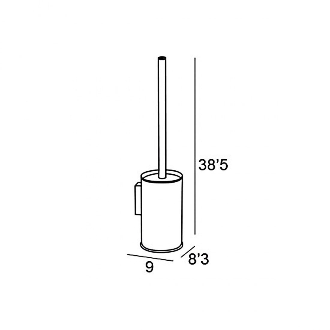Escobillero de pared Eco 6500