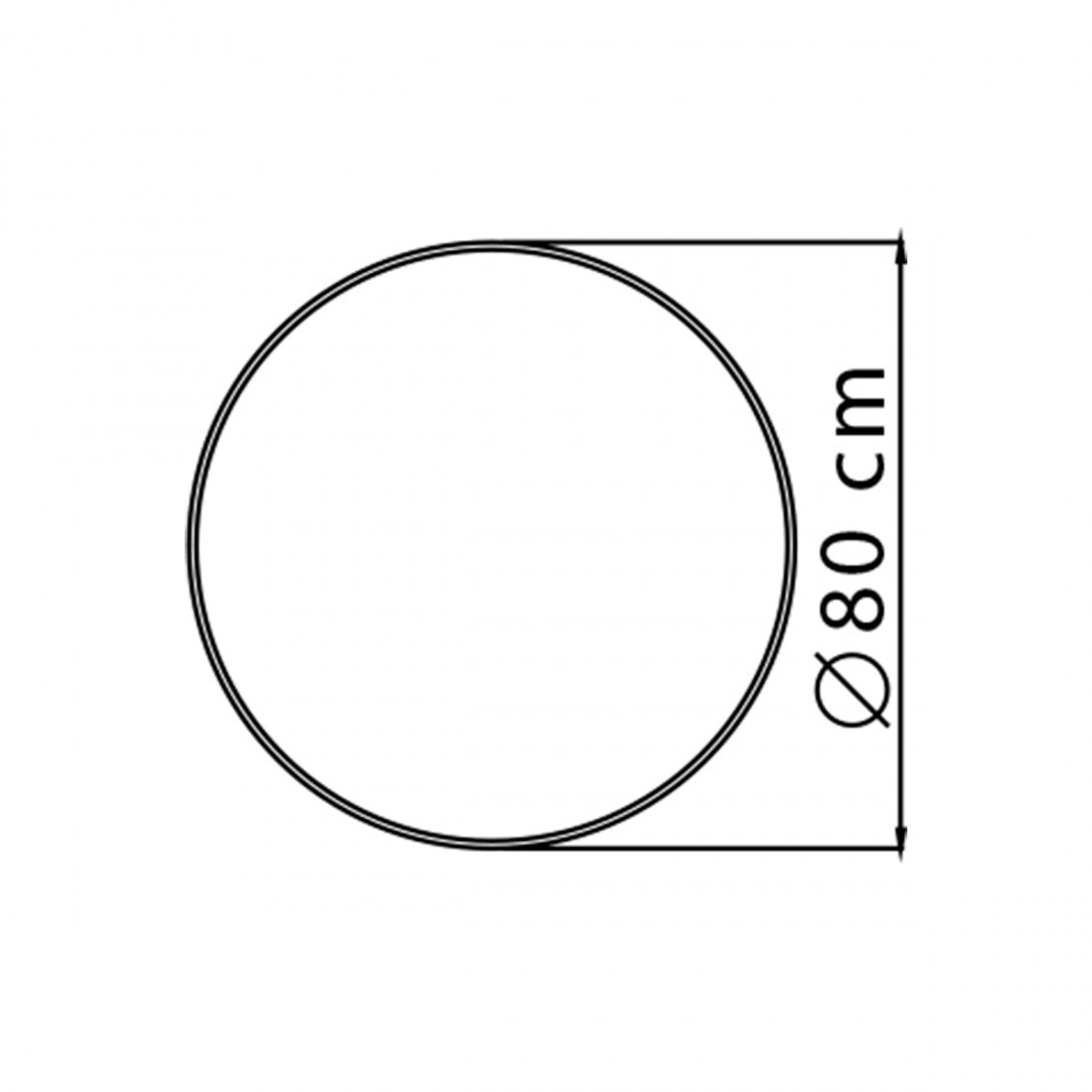 Espejo baño retroiluminado Fun negro