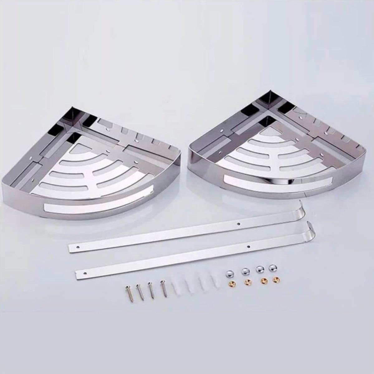 Estantería ducha triangular