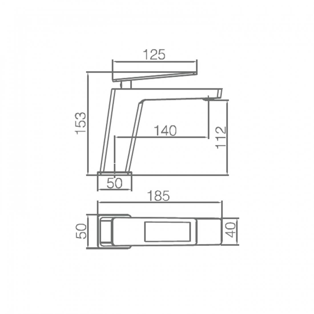Grifería negra monomando Suecia