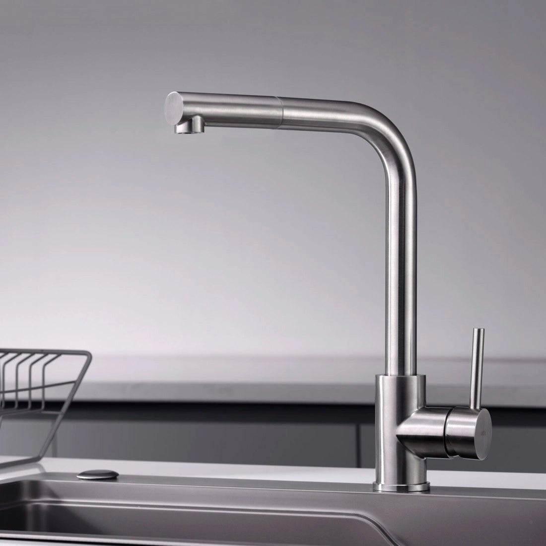 Grifo cocina acero inoxidable Malta