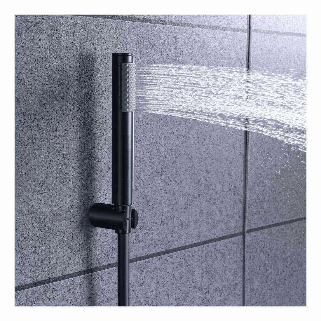 Grifo ducha negro mate