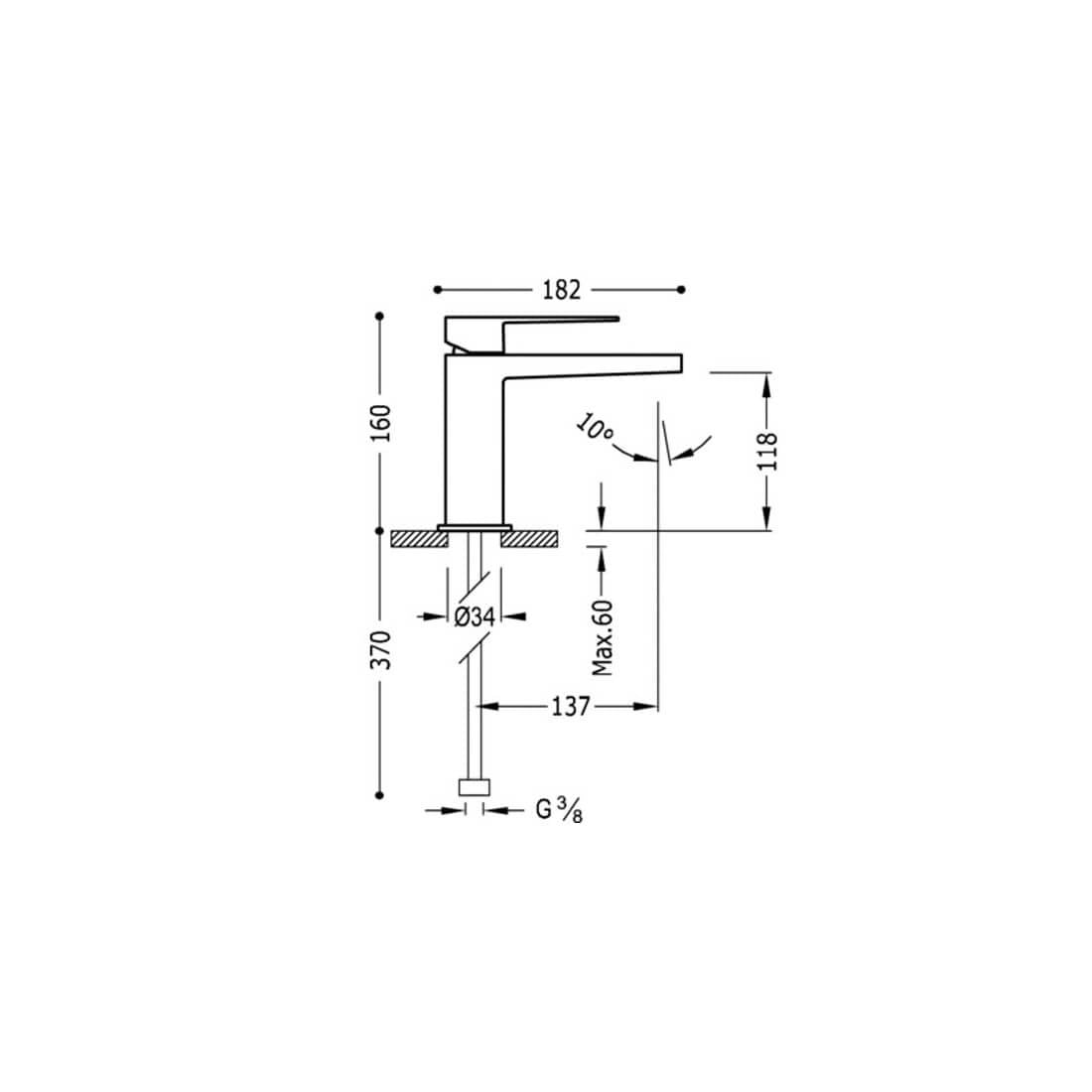 Grifo negro mate - Thebath