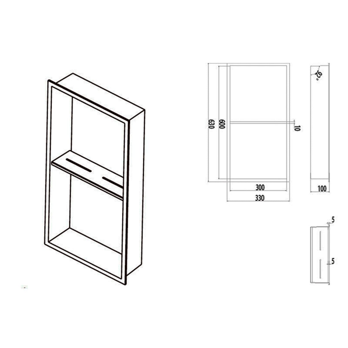 Hornacina de baño Artic - Thebath