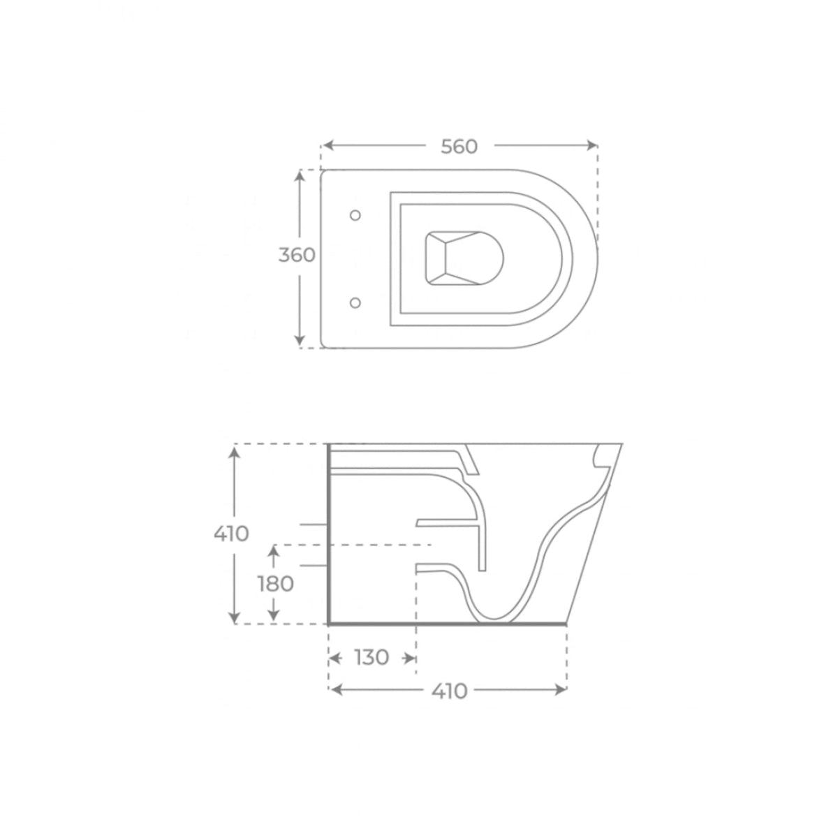 Inodoro compacto blanco brillo Bolonia