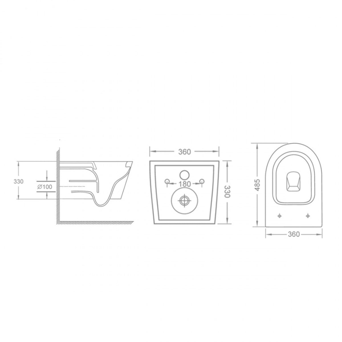 Inodoro suspendido Hada