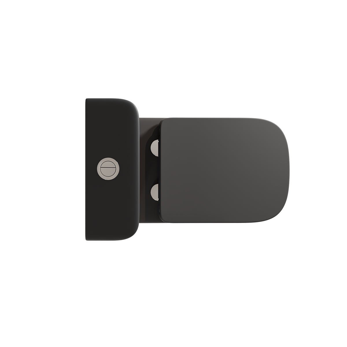 Inodoro tanque bajo negro mate Zen - Thebath