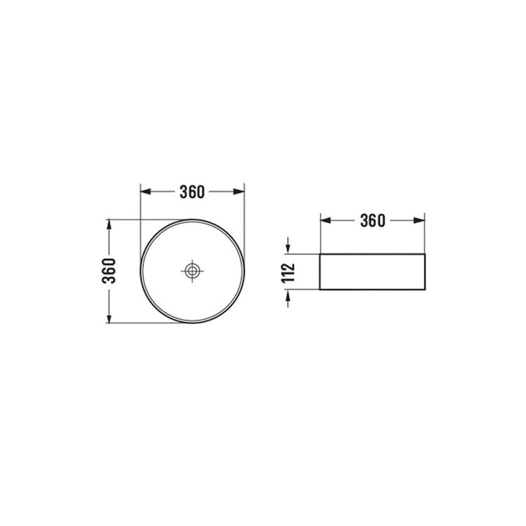 Lavabo de cristal para baño