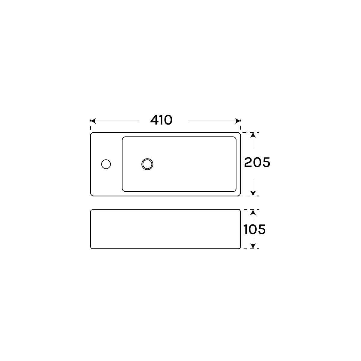 Lavabo elegante marmolado Liseo - Thebath