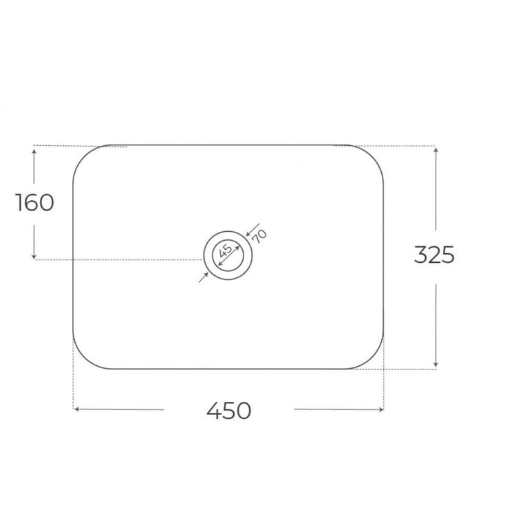 Lavabo para encimera Abby