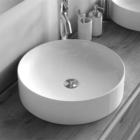 Lavabo redondo sobre encimera Rotterdam
