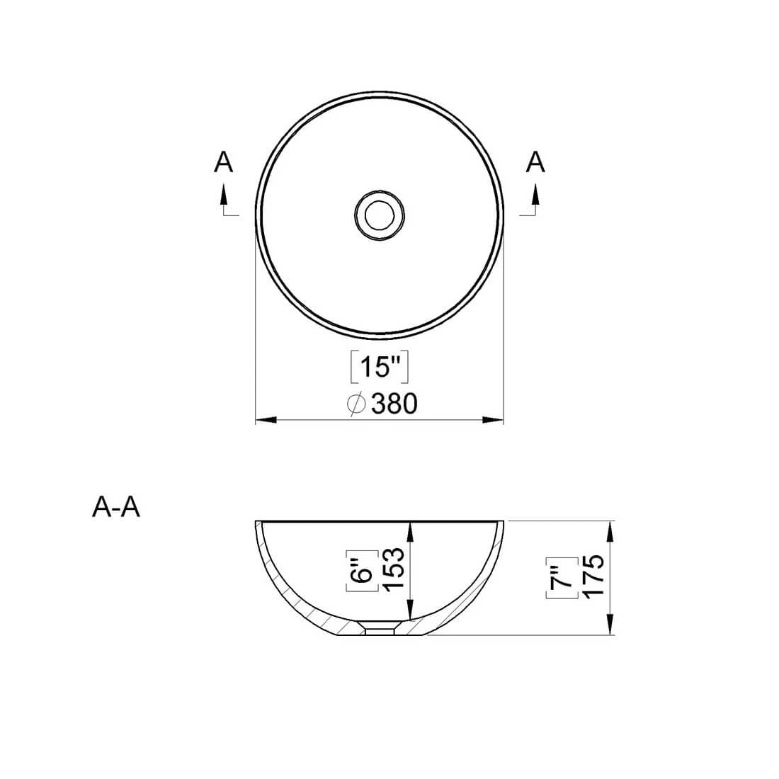 Lavabo sobre encimera Lush