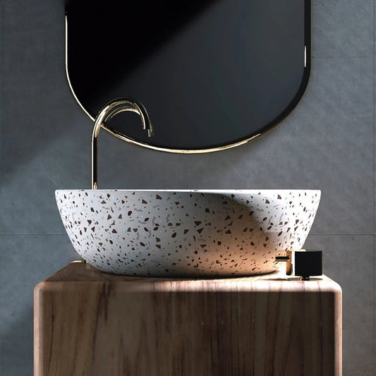 Lavabo sobre encimera Terrazo mate