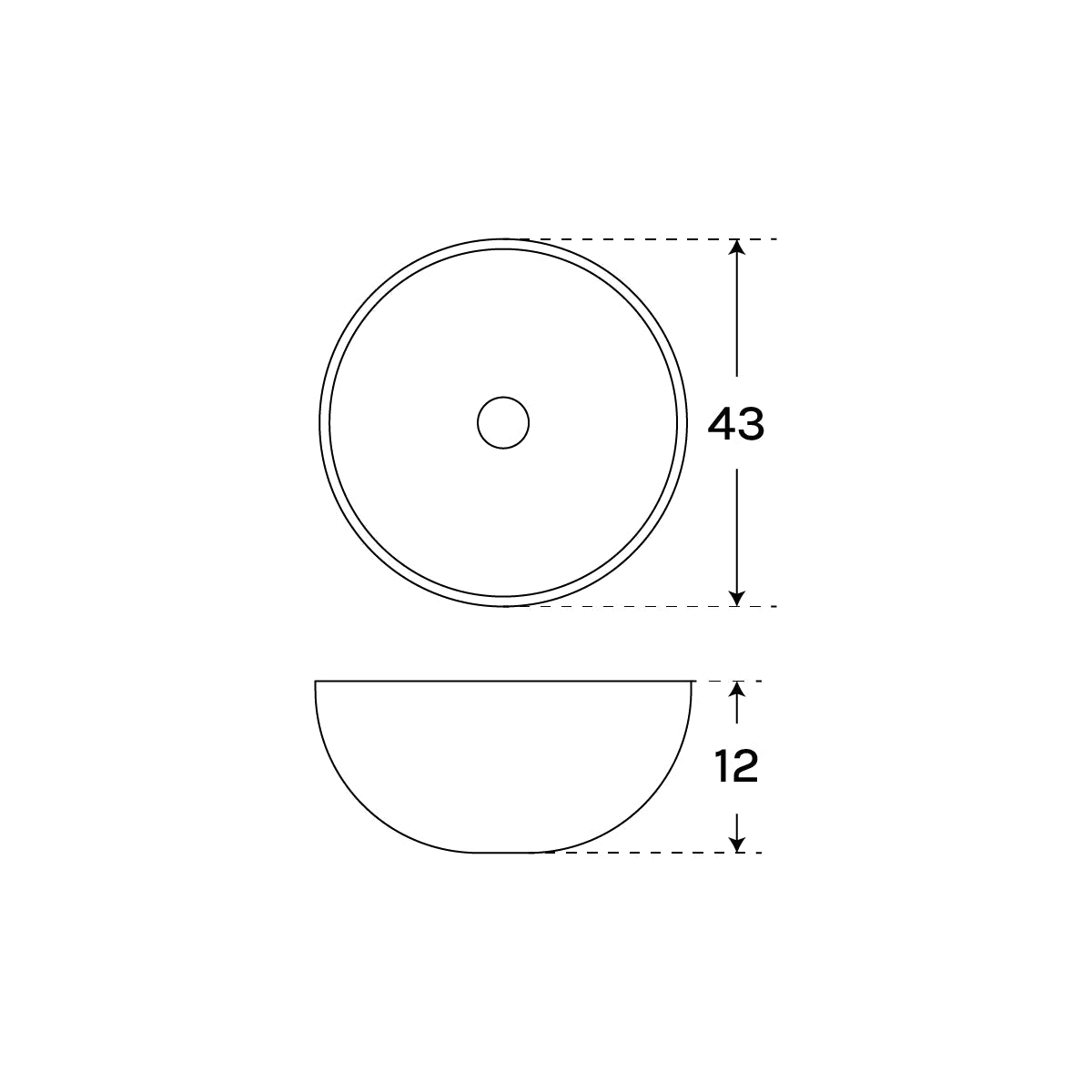 Lavabo sobre encimera verde Zoe - Thebath