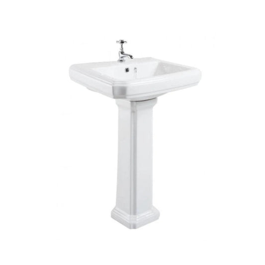 Lavabo vintage con pedestal York